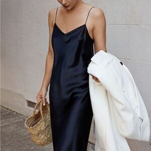 Zara Black Slip Dress